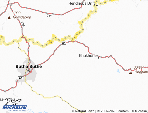 MICHELIN Maaloseng map - ViaMichelin