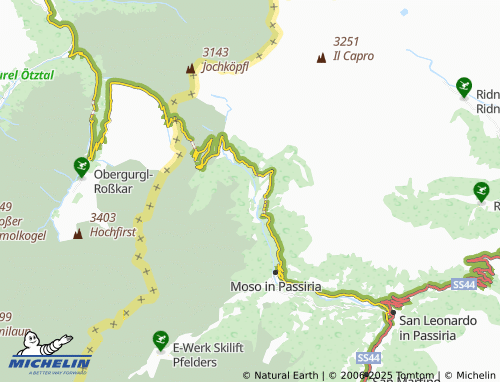MICHELIN Corvara map - ViaMichelin