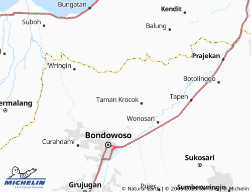 MICHELIN Kretek map - ViaMichelin