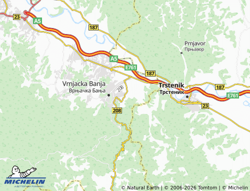 Mapa MICHELIN Ruđinci - ViaMichelin