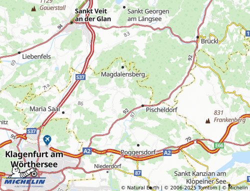 MICHELIN Kronabeth map - ViaMichelin