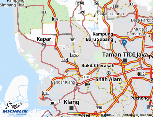 Carte MICHELIN Setia Avenue - ViaMichelin