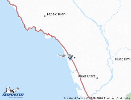 MICHELIN Ladang Tuha map - ViaMichelin
