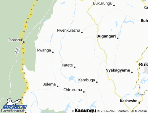 MICHELIN Nyakinoni map - ViaMichelin