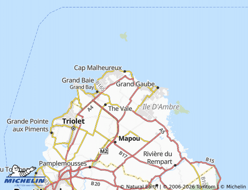 MICHELIN Petit Raffray map - ViaMichelin