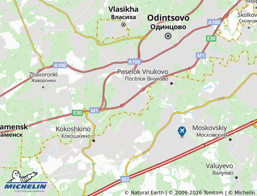 Carte MICHELIN Lesnoy Gorodok - ViaMichelin