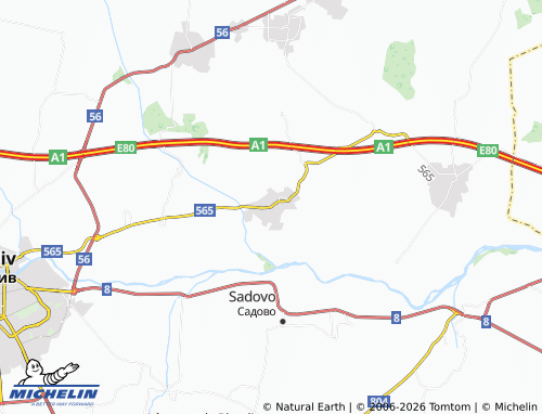 Mapa MICHELIN Manole - ViaMichelin
