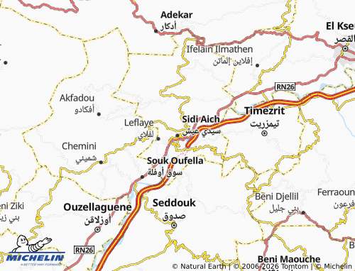 Mapa MICHELIN Seedi Aysh - ViaMichelin