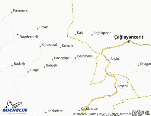 Kaart MICHELIN Başdevrişli - ViaMichelin