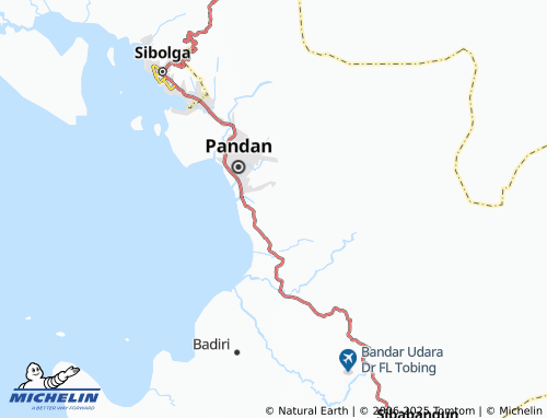 MICHELIN Aek Garut map - ViaMichelin