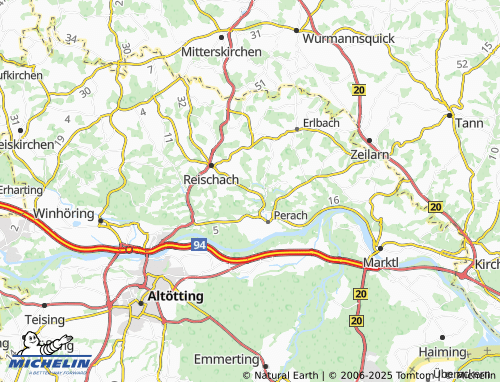 MICHELIN Pfaffenberg map - ViaMichelin