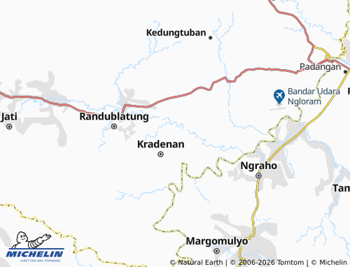Carte MICHELIN Sumber - ViaMichelin
