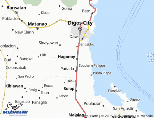 MICHELIN Hagonoy map - ViaMichelin