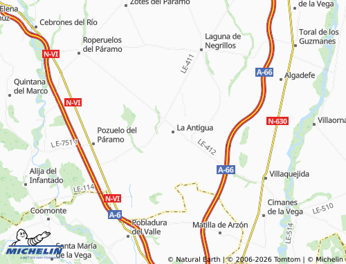 Mappa MICHELIN La Antigua - ViaMichelin