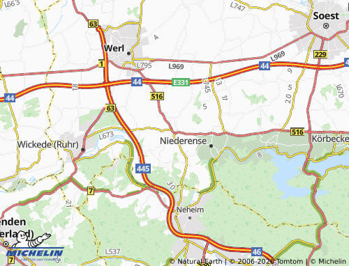 MICHELIN Bremen map - ViaMichelin