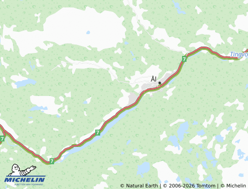 Carte MICHELIN Bakketeigen - ViaMichelin