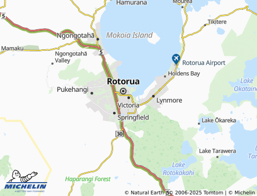 MICHELIN Victoria map - ViaMichelin