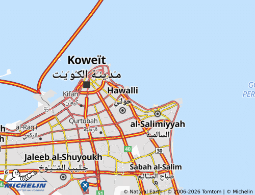 MICHELIN Al Shaab 8 map - ViaMichelin