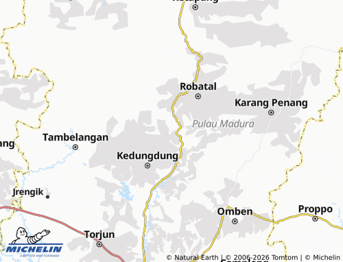 MICHELIN Gunung Eleh map - ViaMichelin