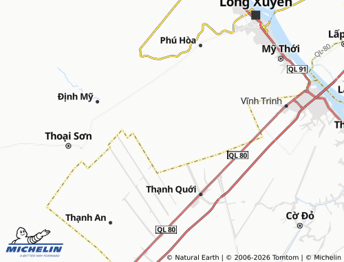 Mapa MICHELIN Vĩnh Khánh - ViaMichelin