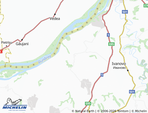 MICHELIN Mechka map - ViaMichelin