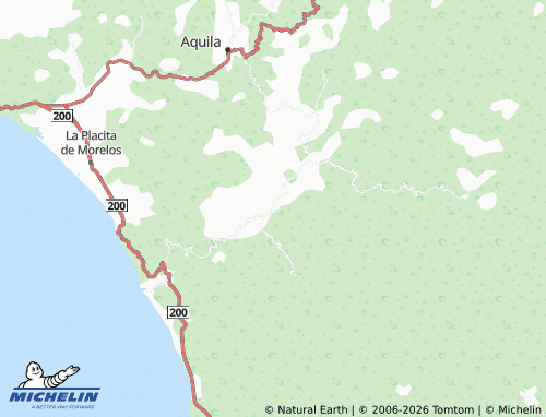 Mapa MICHELIN Santa María de Ostula - ViaMichelin
