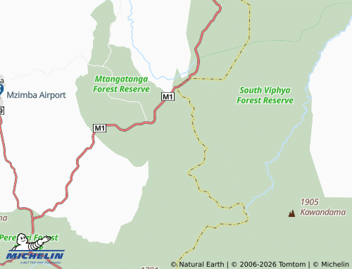 MICHELIN Thanthe map - ViaMichelin