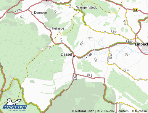 MICHELIN Dassel map - ViaMichelin