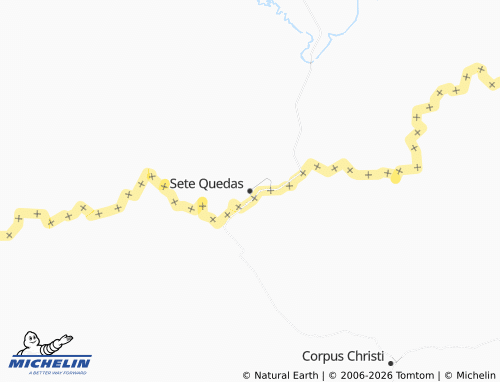 Mapa MICHELIN Sete Quedas - ViaMichelin