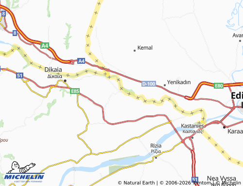 Carte MICHELIN Dilofos - ViaMichelin