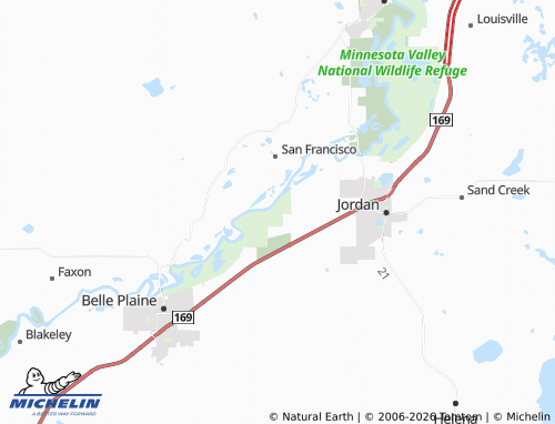 Mapa MICHELIN Saint-Lawrence - ViaMichelin