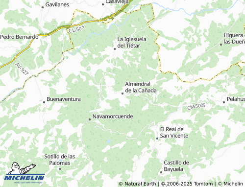 MICHELIN Almendral de la Cañada map - ViaMichelin