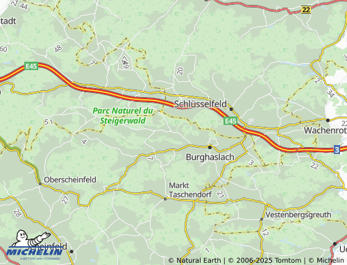 Carte MICHELIN Freihaslach - ViaMichelin