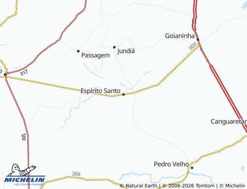 Mapa MICHELIN Espírito Santo - ViaMichelin