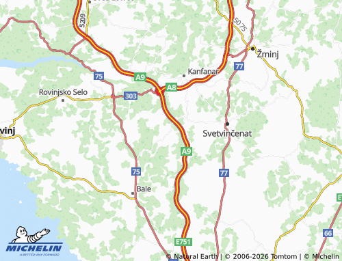 Mapa MICHELIN Krmed - ViaMichelin