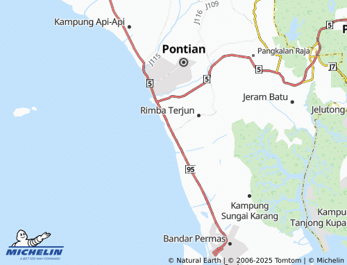 MICHELIN-Landkarte Taman Azizah - ViaMichelin