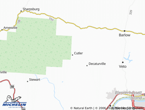 Carte MICHELIN Cutler - ViaMichelin