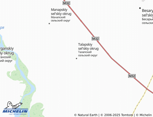 Mappa MICHELIN Talapskiy sel'skiy okrug - ViaMichelin