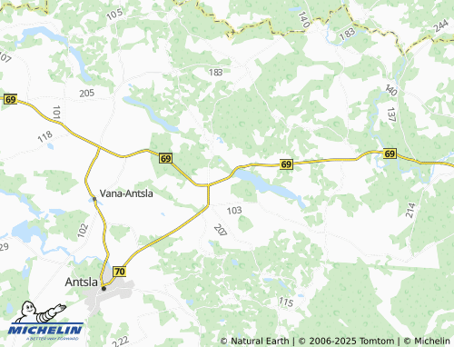 MICHELIN Lümatu map - ViaMichelin
