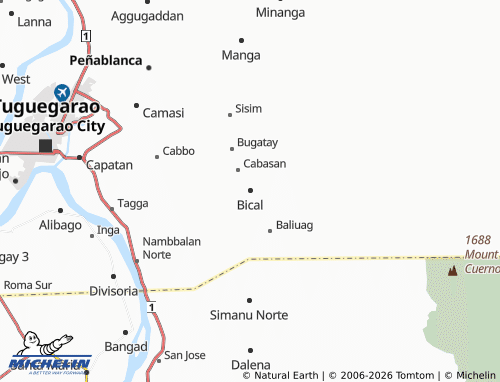MICHELIN Bical map - ViaMichelin