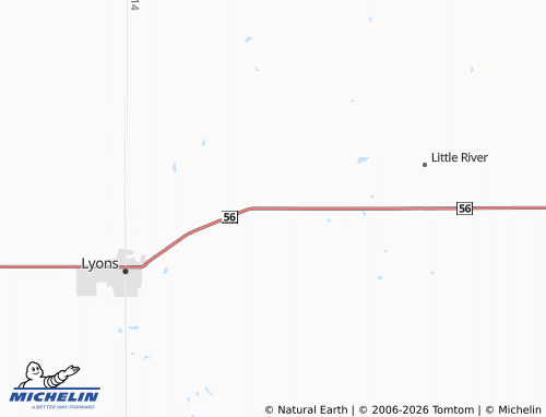 Mappa MICHELIN Mitchell - ViaMichelin