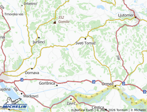 Mapa MICHELIN Bratonečice - ViaMichelin