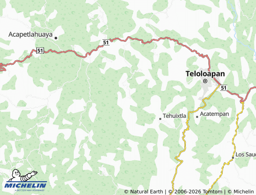 Mapa MICHELIN Tetzilacatlán - ViaMichelin