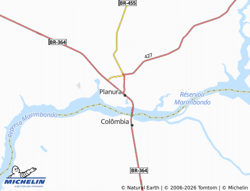 Mapa MICHELIN Planura - ViaMichelin