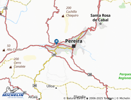 MICHELIN Balcones de Villa del Prado map - ViaMichelin