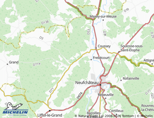 Mapa MICHELIN Sionne - ViaMichelin