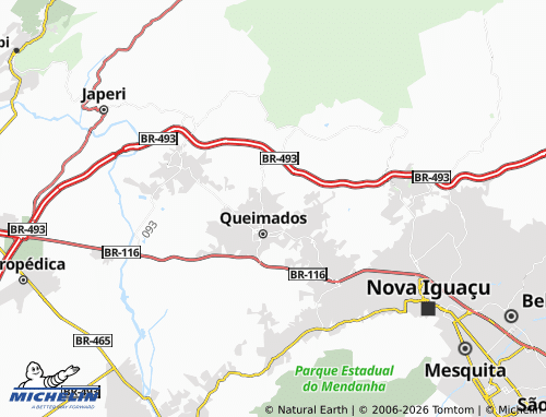 MICHELIN Primavera map - ViaMichelin