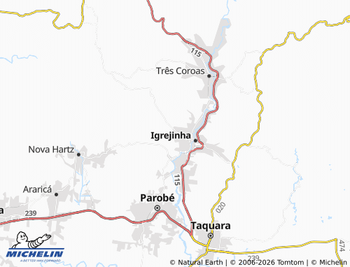 Mapa MICHELIN Bom Pastor - ViaMichelin
