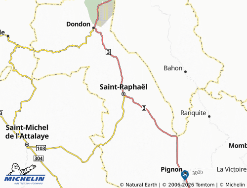 MICHELIN Saint-Raphaël map - ViaMichelin