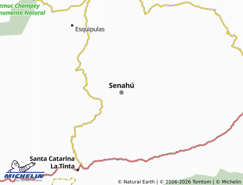 MICHELIN-Landkarte Senahú - ViaMichelin